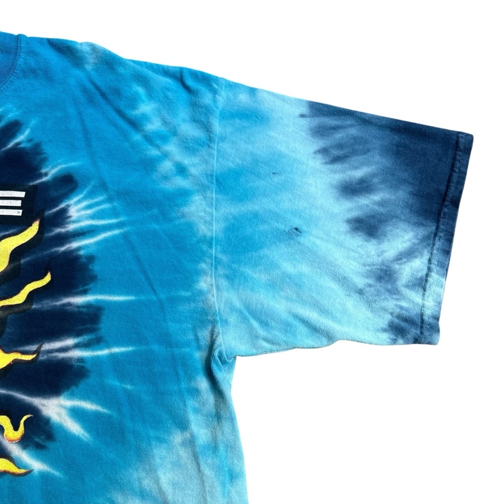 4:20 by Sublime 40 Oz To Freedom Mens XL T Shirt Tie Dye Blue Sun Mushroom - Picture 3 of 9
